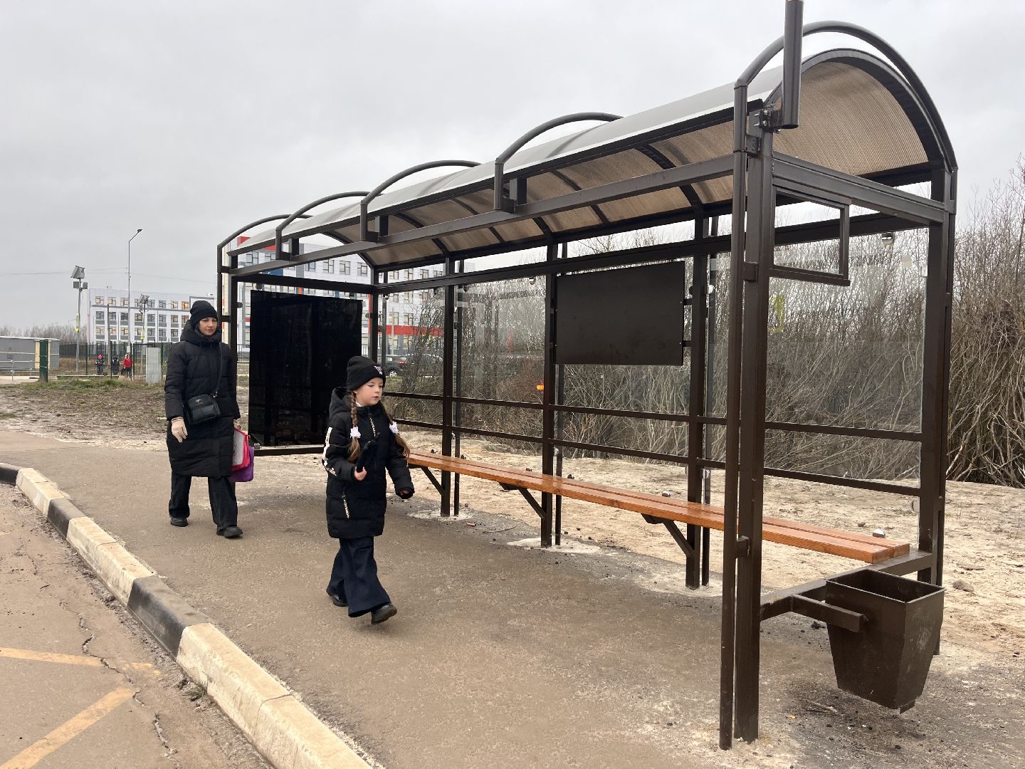 шатура, шатура благоустройство, остановочные павильоны,