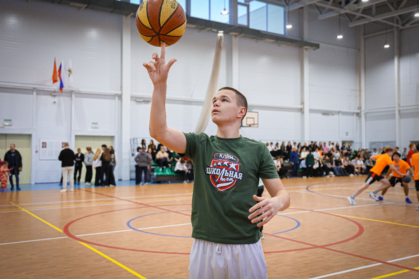 клин, общество, спорт, школьная лига, баскетбол, молодежь,