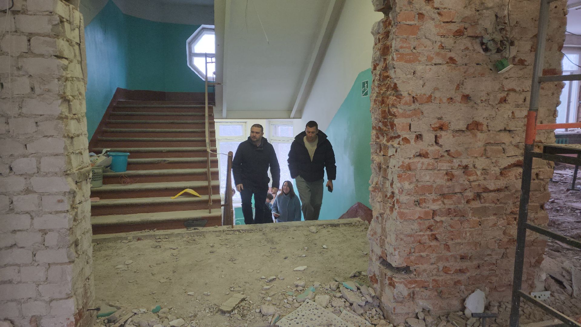 красноармейск, городской округ пушкинский, капремонт школы,демонтажные работы,