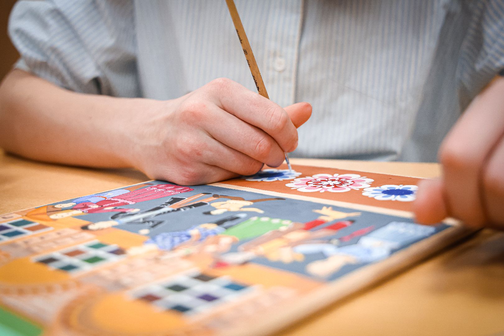 клин, общество,  культура, выставки, городецкая роспись, подмосковье,