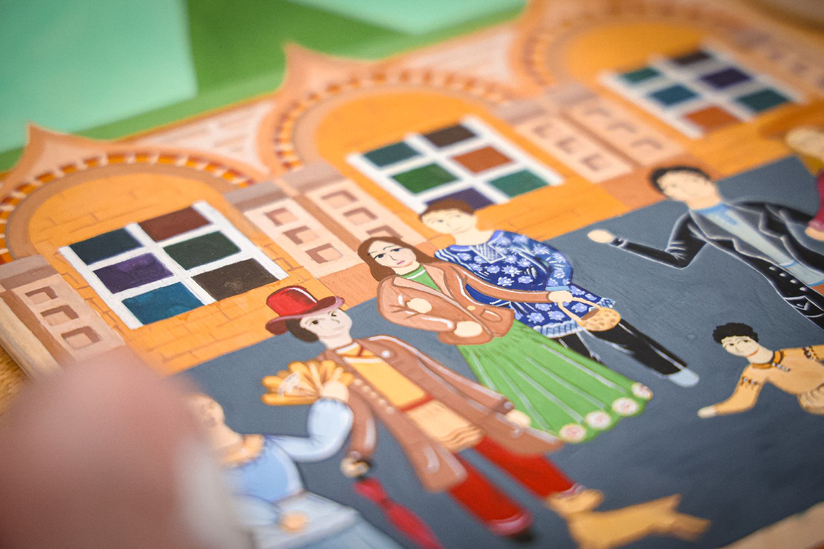 клин, общество,  культура, выставки, городецкая роспись, подмосковье,