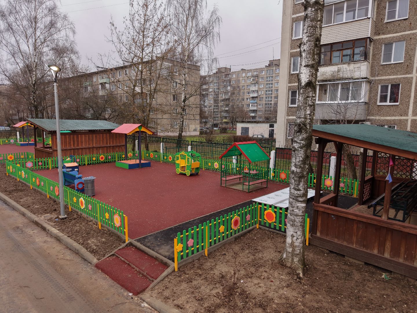 видео с коптера, детский сад в подольске,