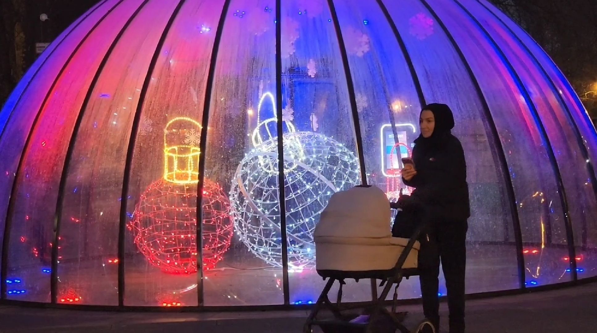 новый год, инсталляция, арт-объект,  часы, парки,