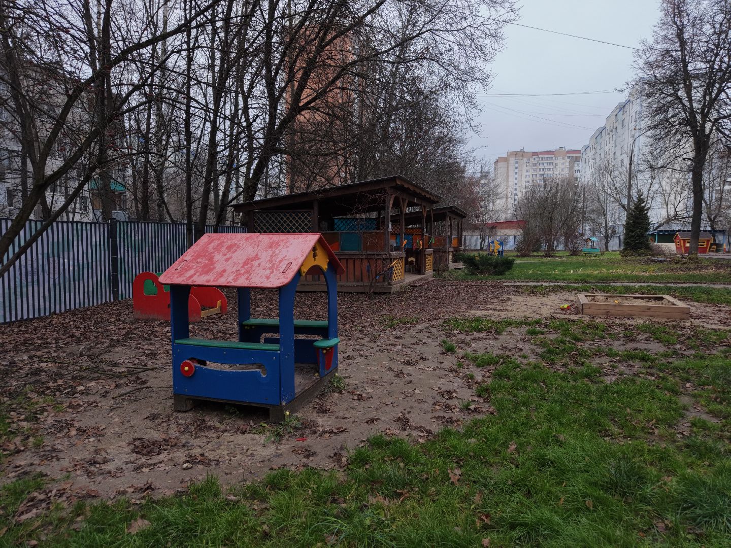 видео с коптера, детский сад при школе 27, детский сад в подольске,