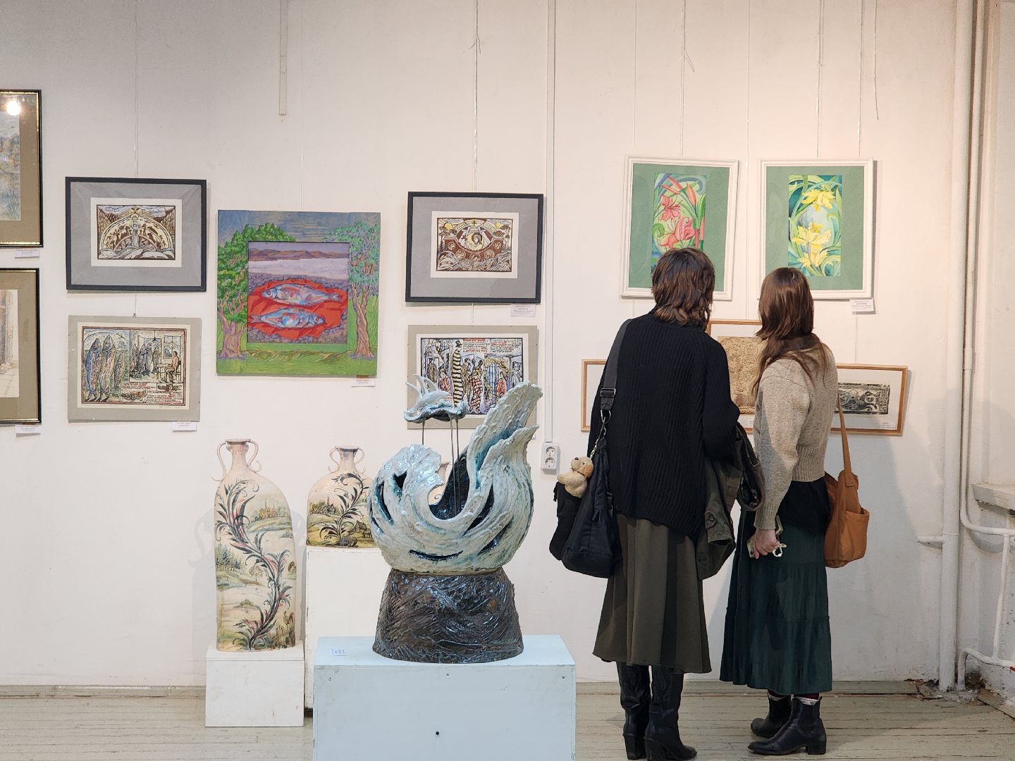 сергиево-посадский городской округ, хотьково, абрамцево,  абрамцевский колледж, художественно-промышленный колледж, декоративно-прикладное искусство, живопись, графика, рисунок, выставка,140-летие абрамцевского колледжа,