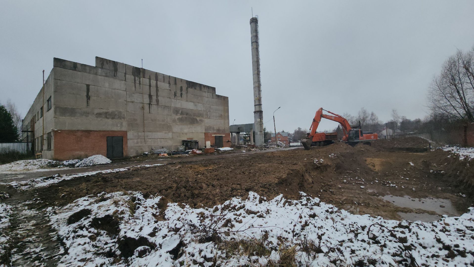 Зарайск,  Строительство, Новая котельная в Зарайске,