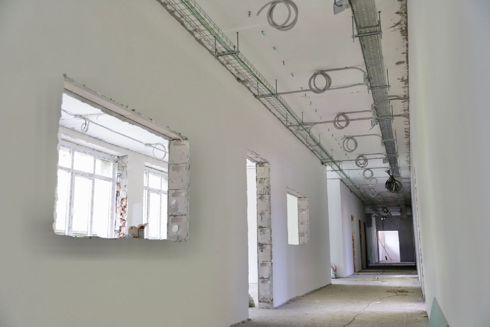 Солнечногорск, школа, ремонт, фасад, кабинеты