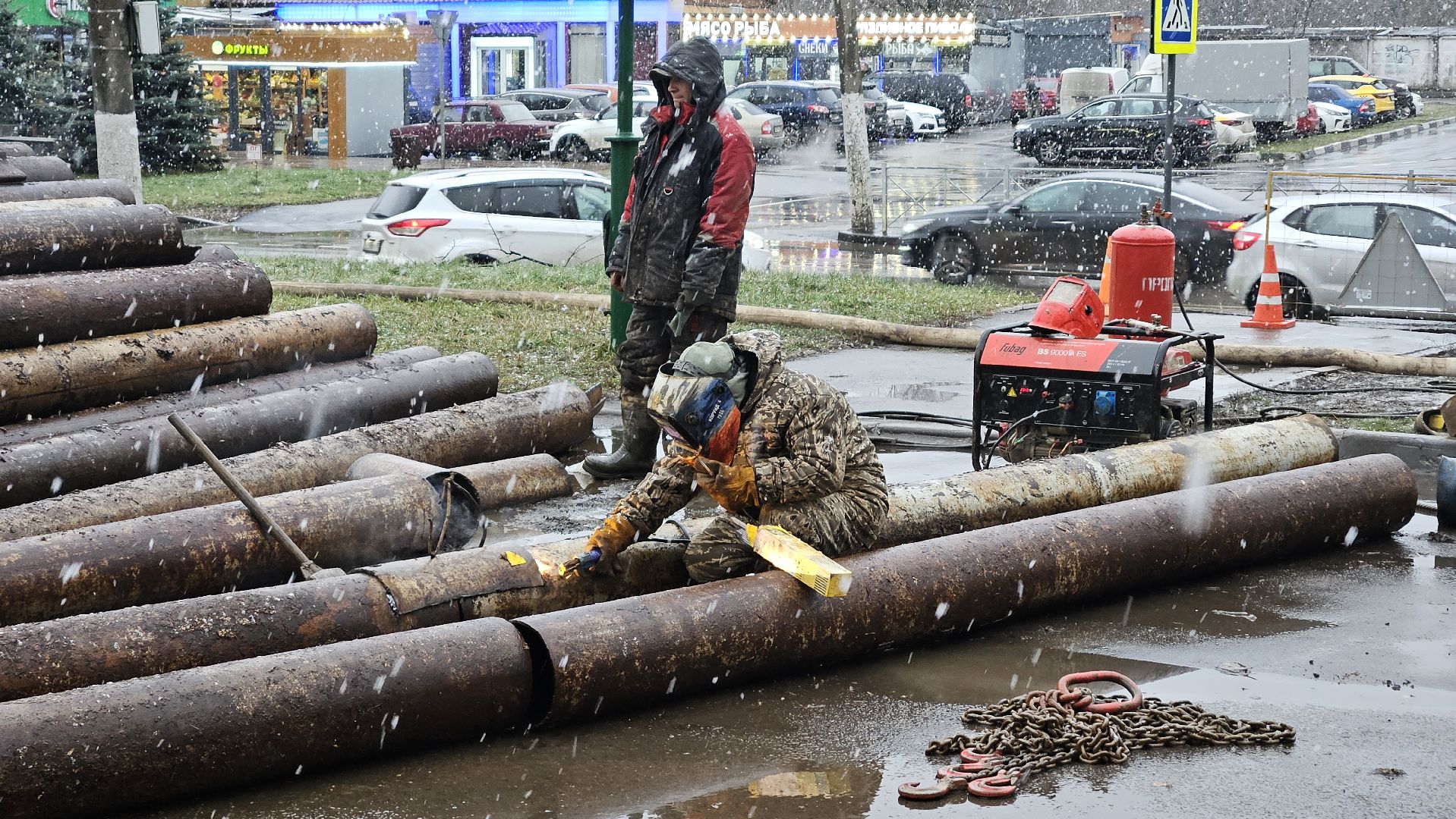 долгопрудный, инженерные коммуникации, инженерные сети, канализационная сеть, канализационный коллектор, канализационные колодцы,ремонт канализационного коллектора,