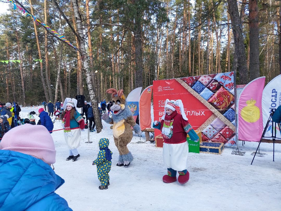 культура, дети, праздники, ярмарки, Ашитковская лыжня, спорт