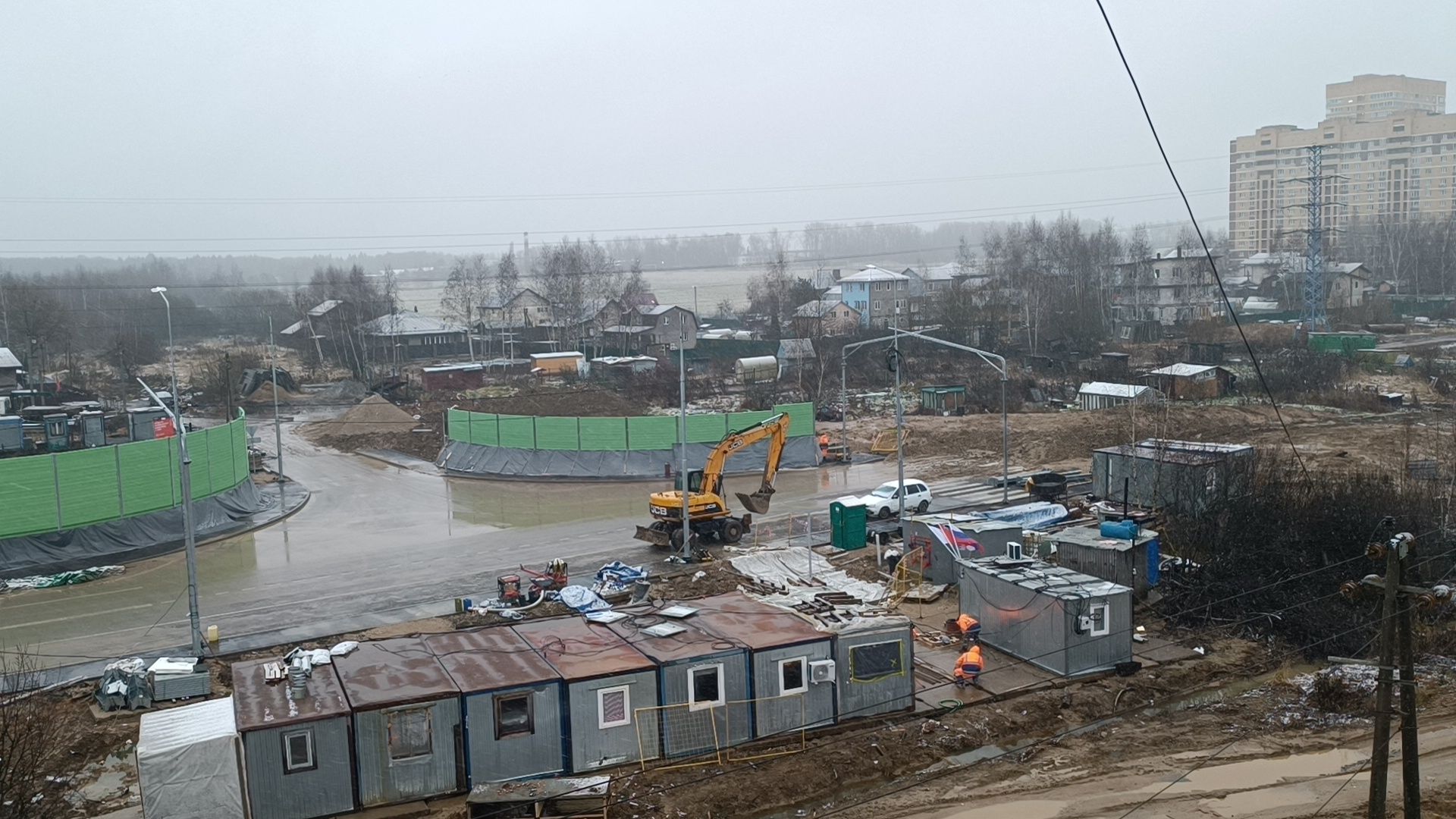 дорога, лобня, строительство  дорог,