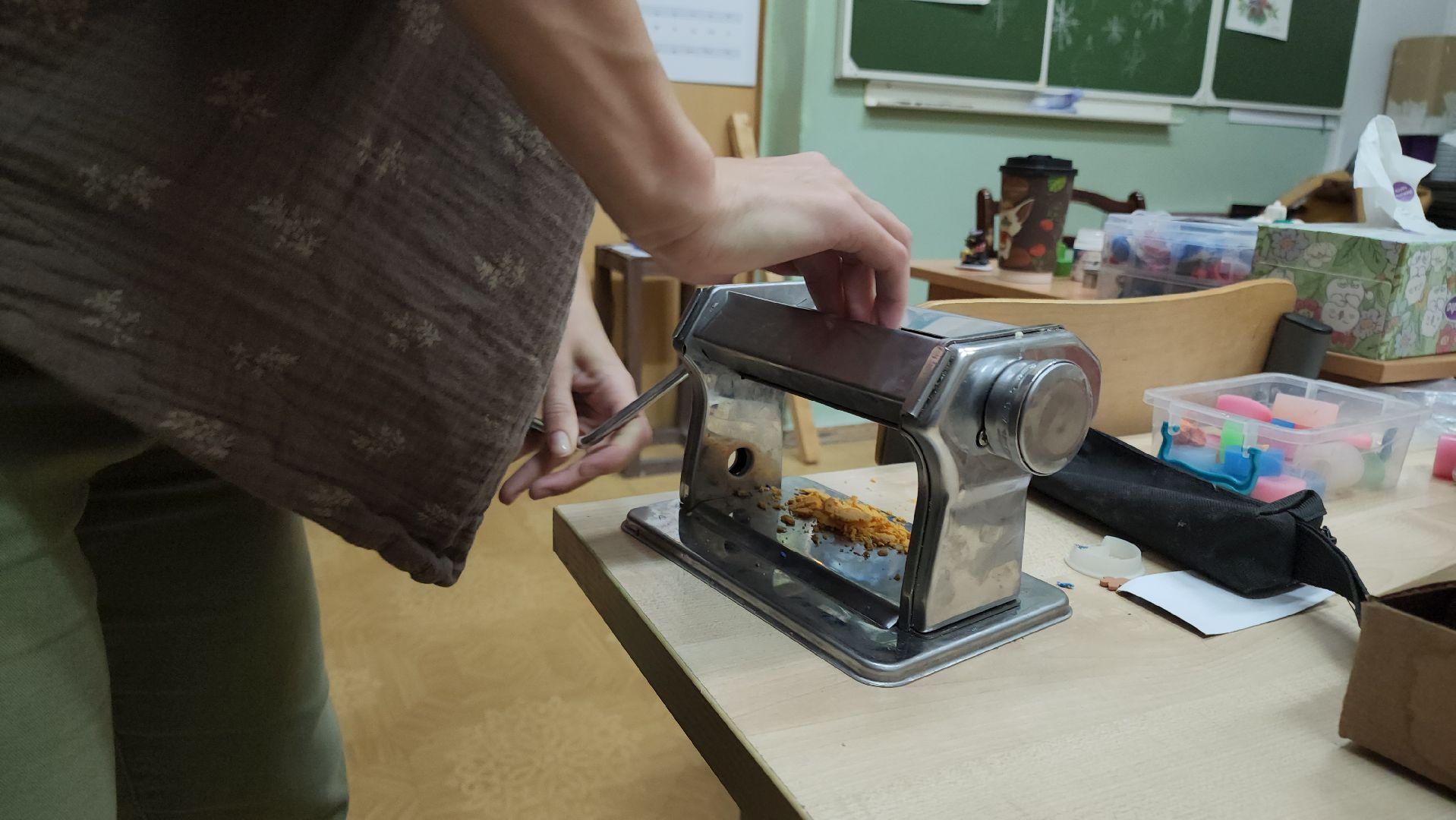 кашира, детская школа искусств, полимерная глина, поделки, новый год, фотозона,