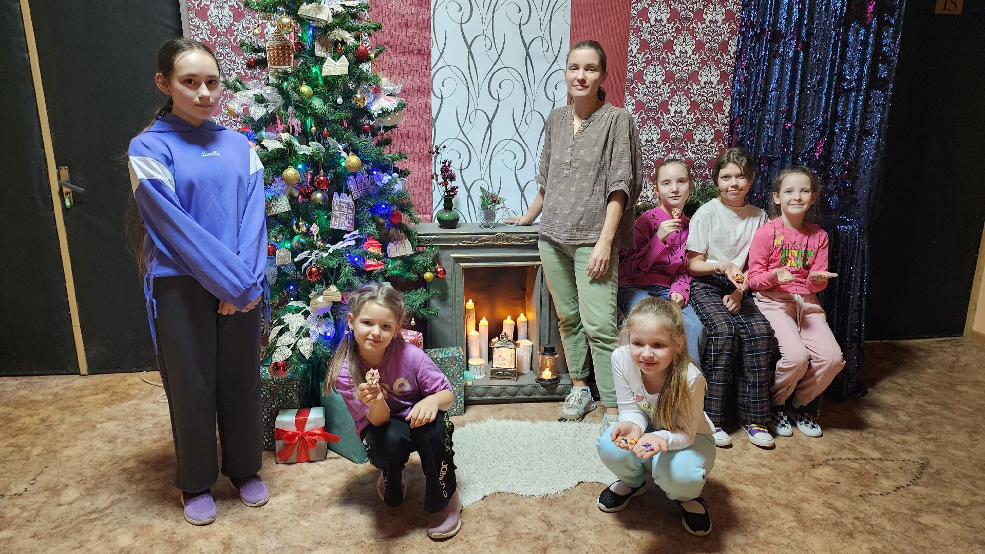 кашира, детская школа искусств, полимерная глина, поделки, новый год, фотозона,