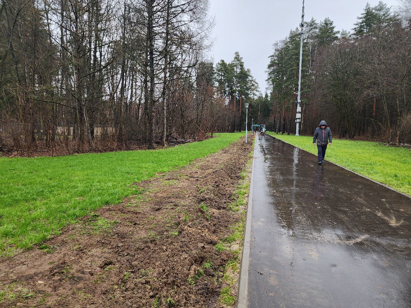 Черноголовка, Благоустройство, опоры уличного освещения,