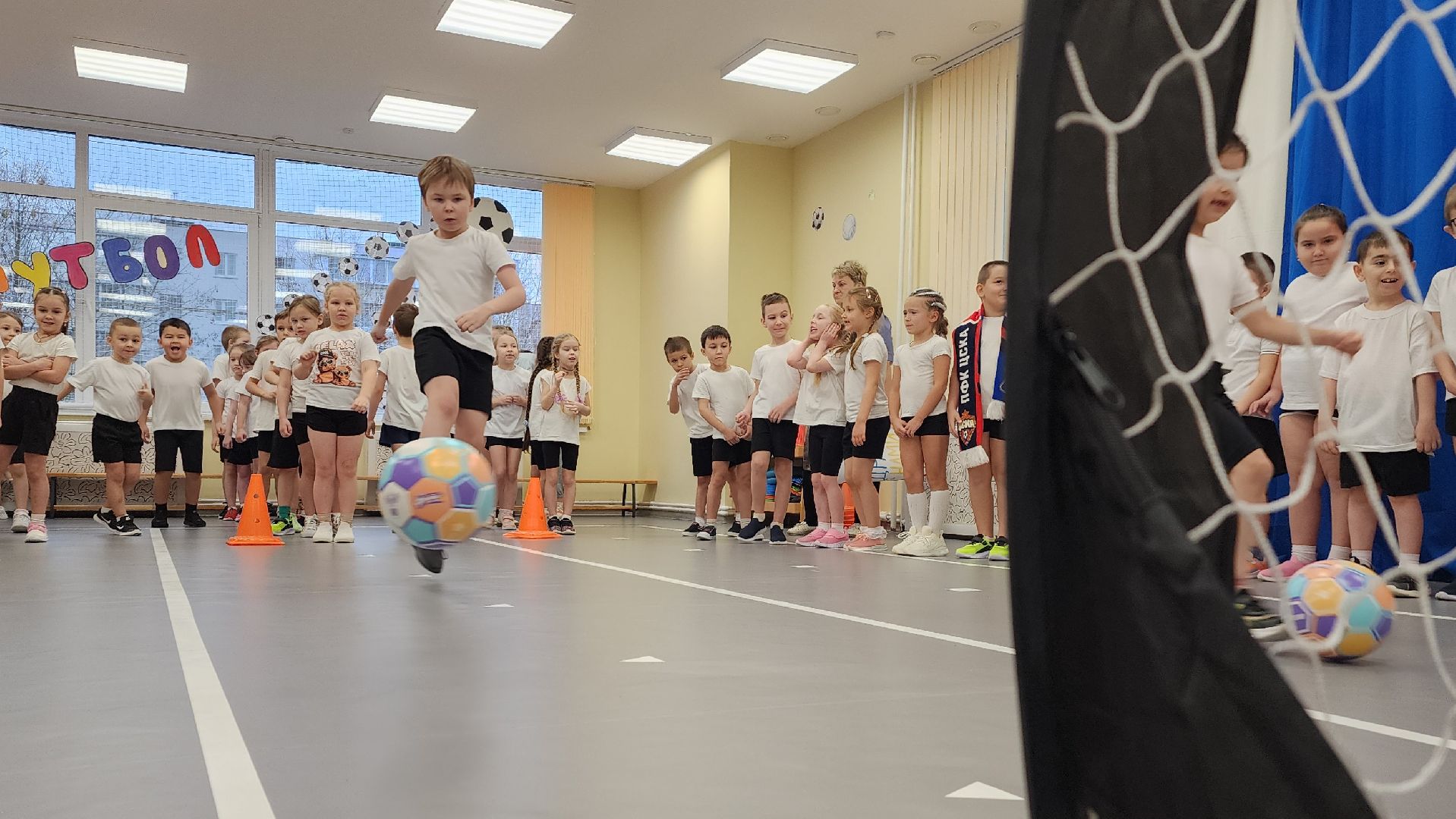 образование, спорт, дети, футбол в школе, лосино-петровский,