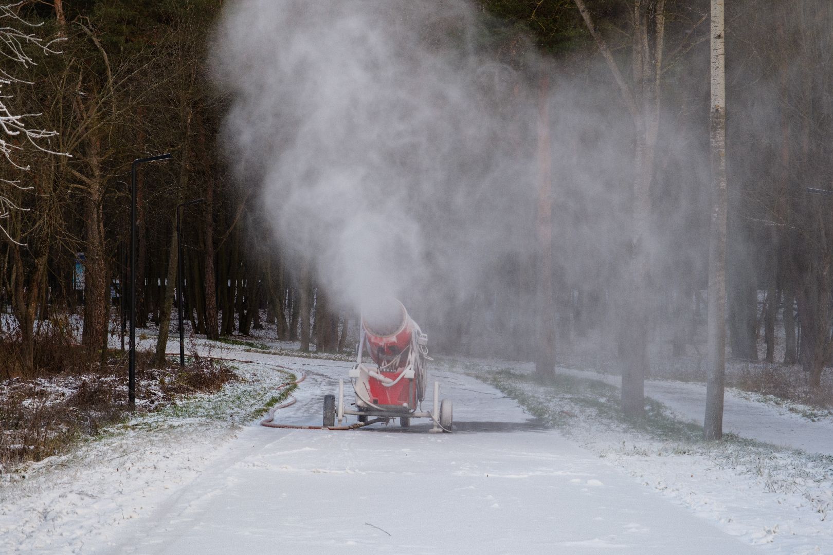 снежная пушка, лыткарино,