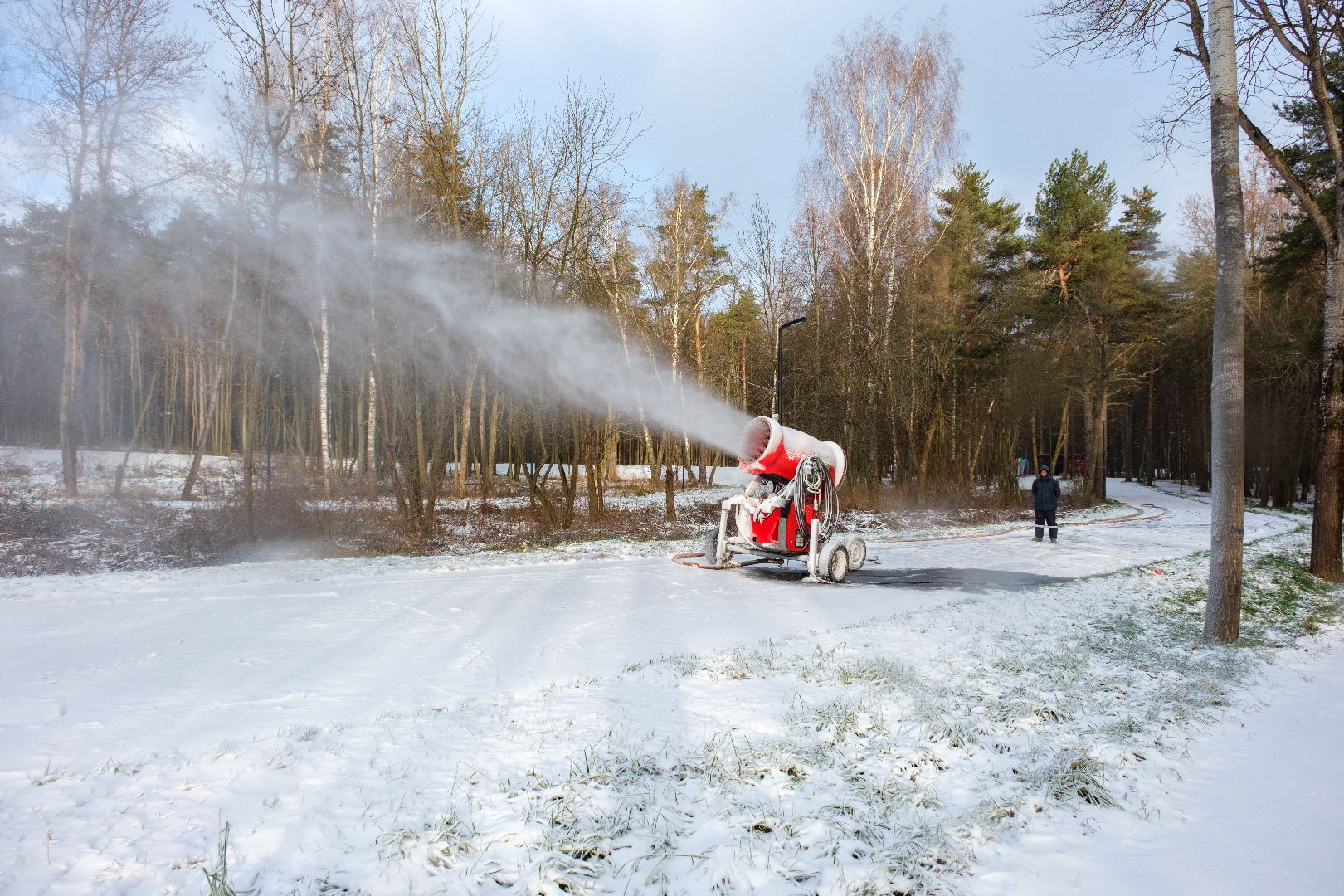 снежная пушка, лыткарино,
