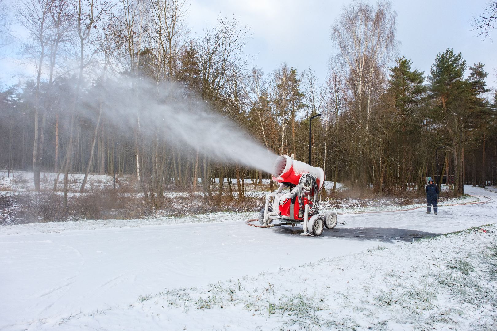 снежная пушка, лыткарино,
