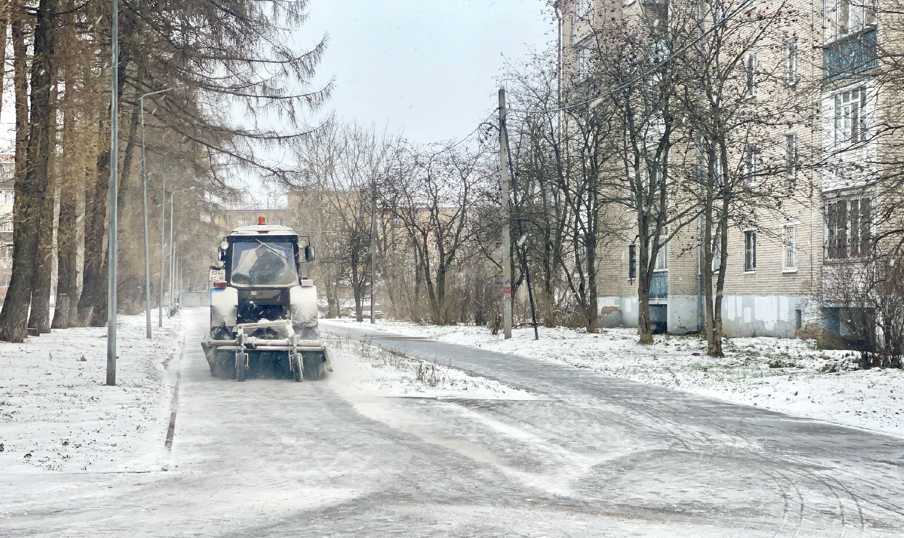 снегопад , сергиев посад , сергиево-посадский городской округ, коммунальные службы ,