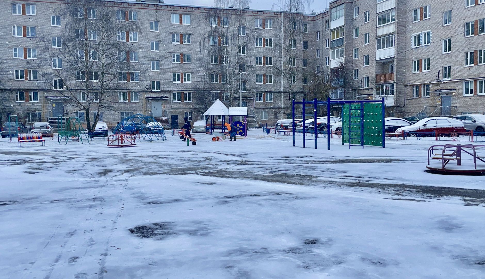 снегопад , сергиев посад , сергиево-посадский городской округ, коммунальные службы ,