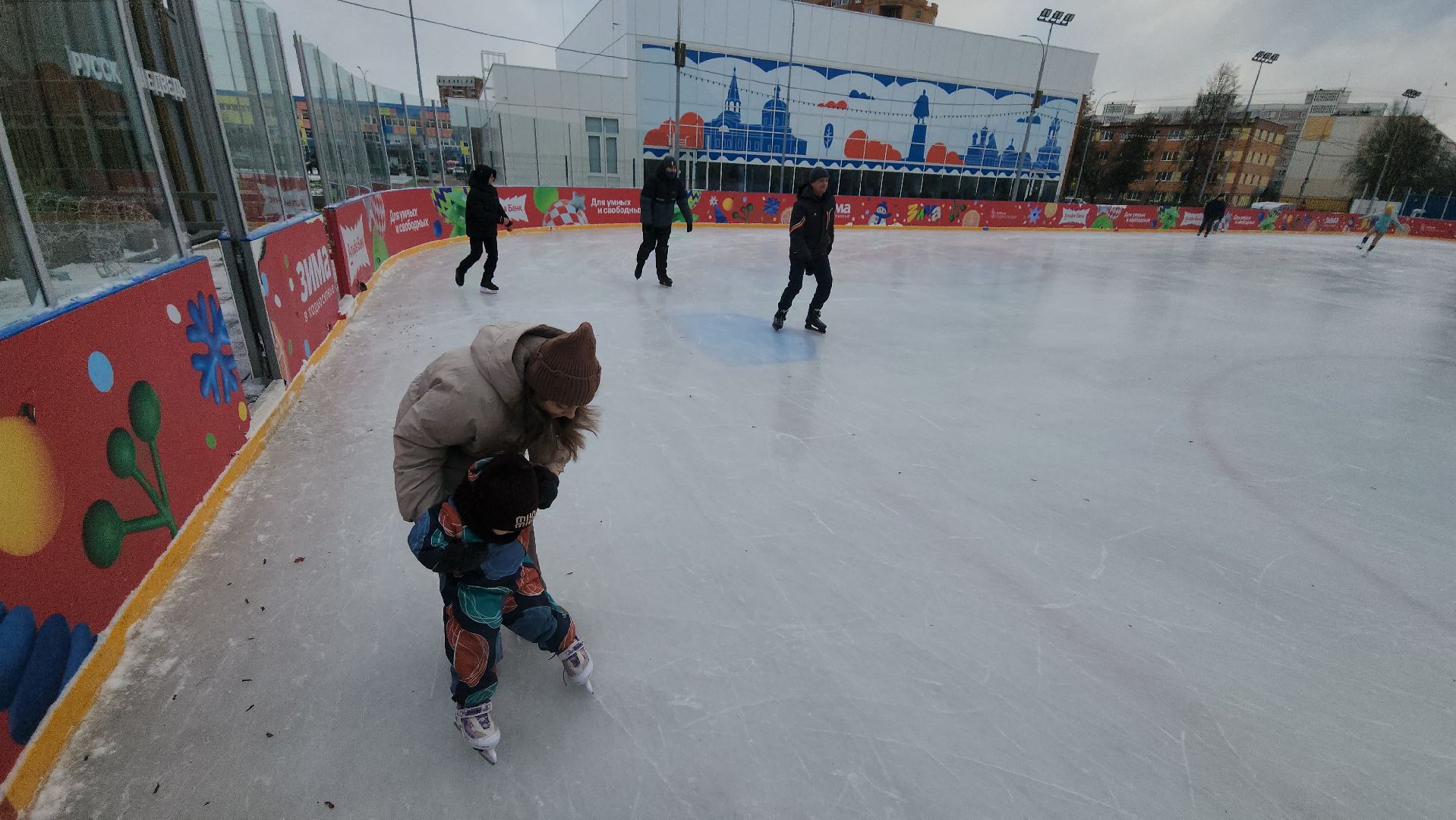 серпухов, каток в серпухове, каток в парке питомник,