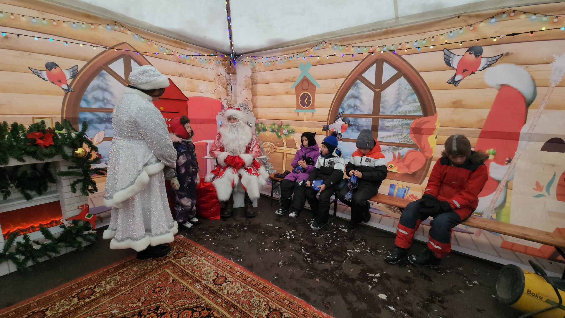 кашира, городской парк, дед мороз, почта деда мороза, резиденция деда мороза, дети, новый год,