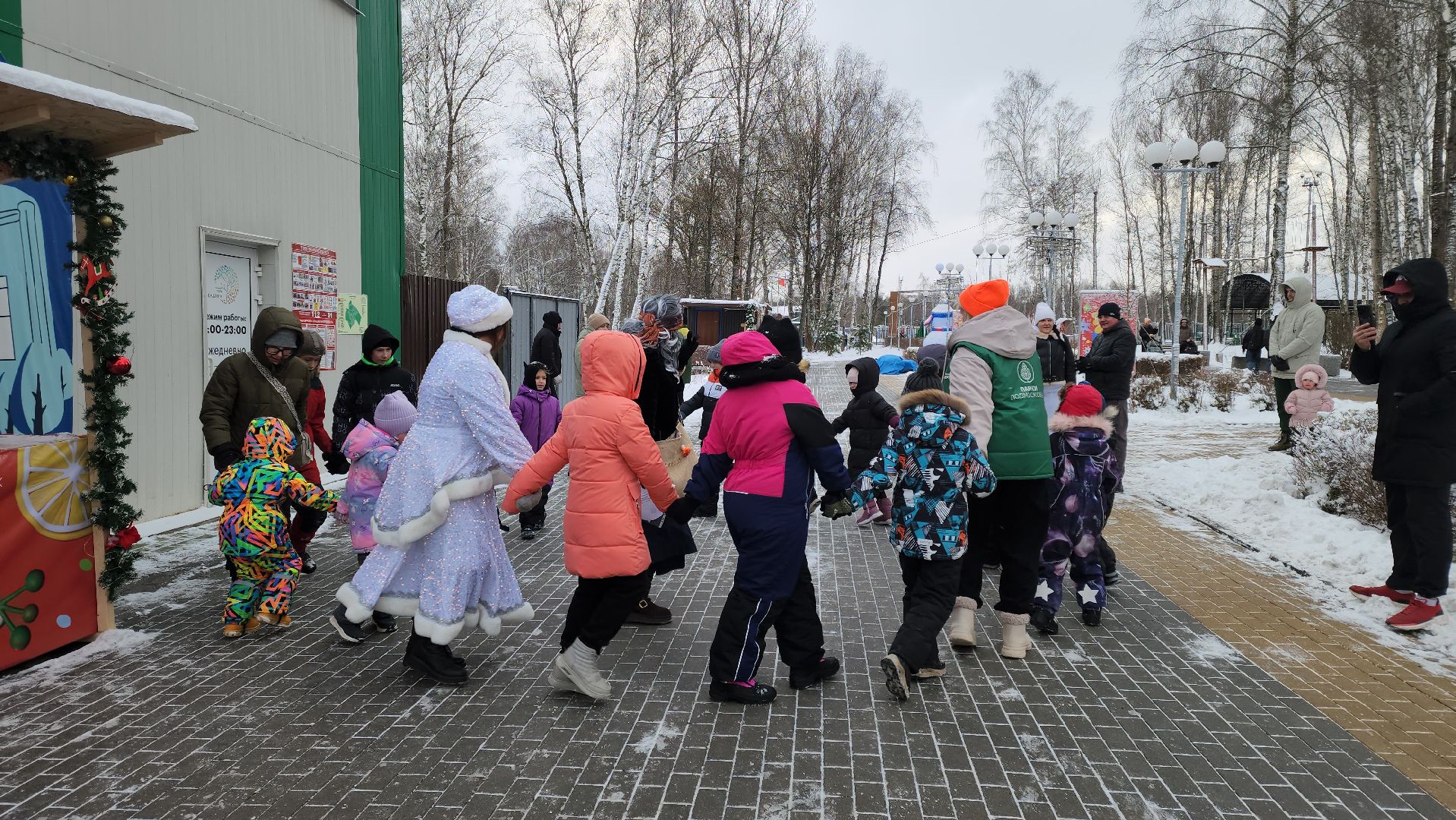 кашира, городской парк, дед мороз, почта деда мороза, резиденция деда мороза, дети, новый год,
