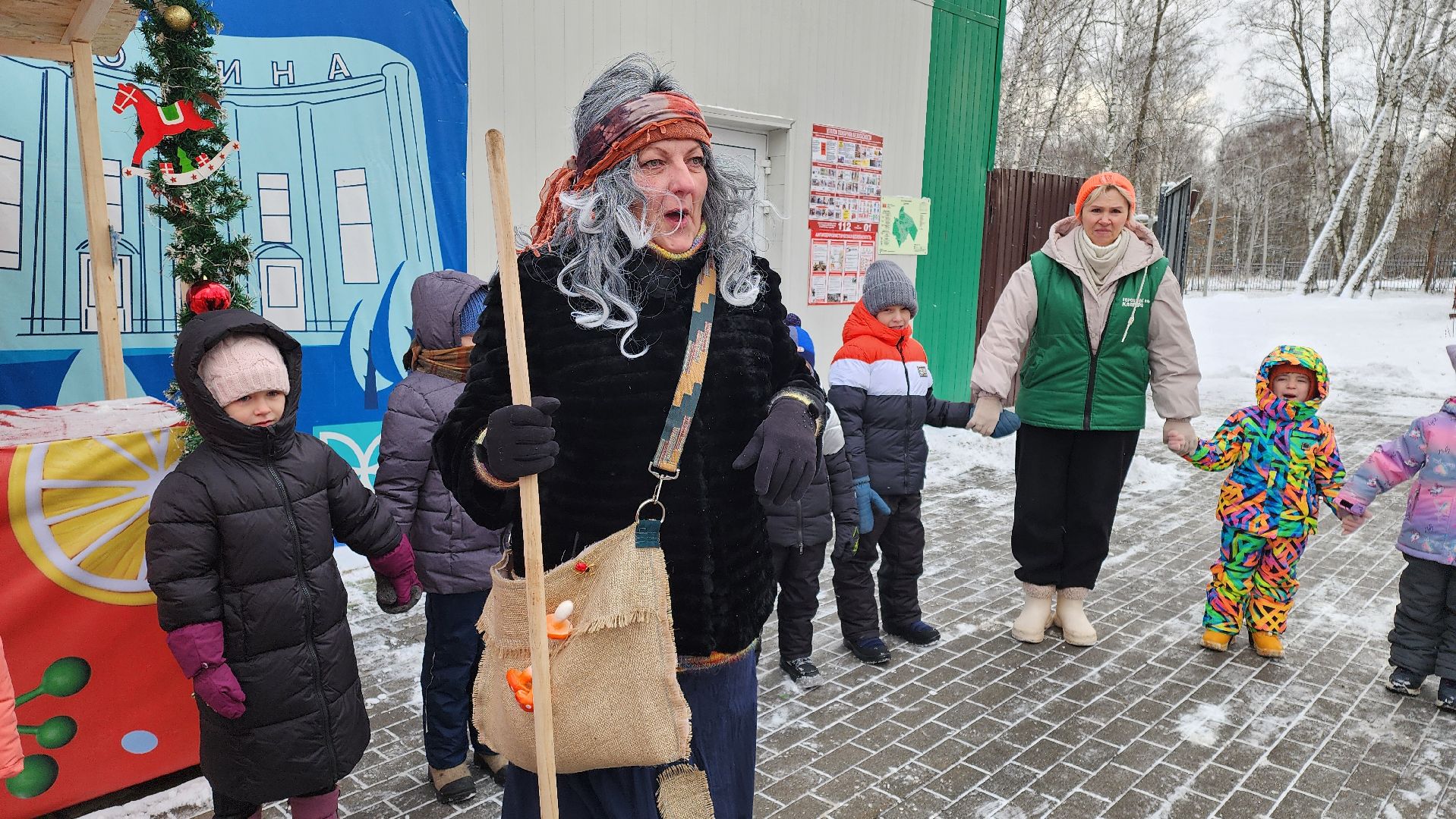 кашира, городской парк, дед мороз, почта деда мороза, резиденция деда мороза, дети, новый год,