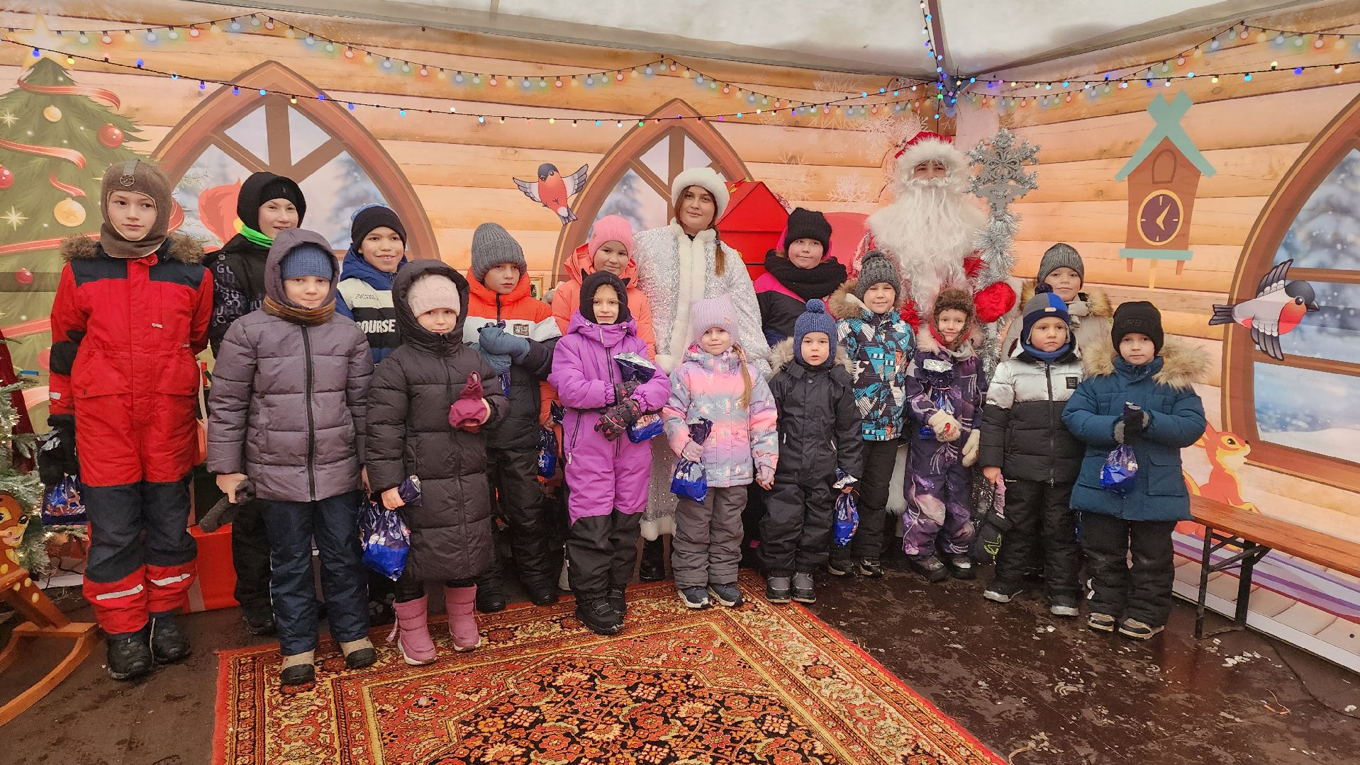 кашира, городской парк, дед мороз, почта деда мороза, резиденция деда мороза, дети, новый год,