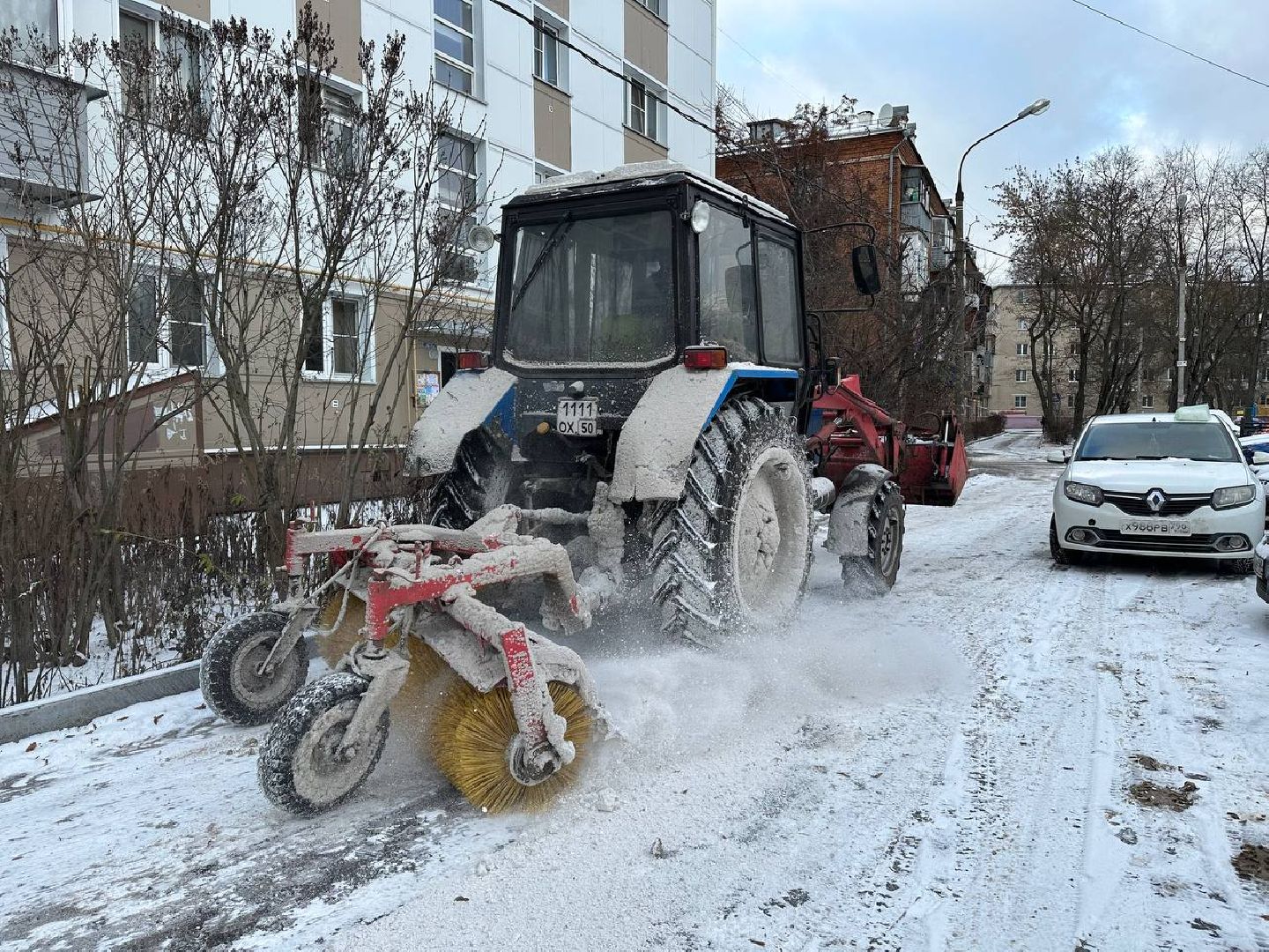 домодедово, уборка снега,  снег и наледь,