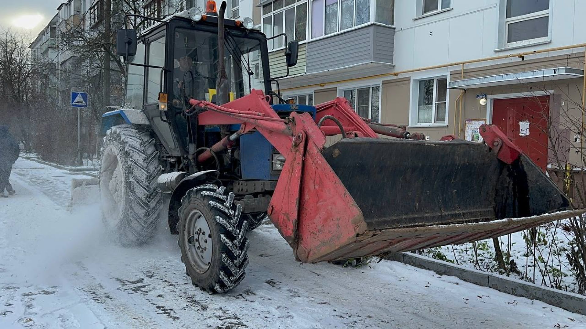 домодедово, уборка снега,  снег и наледь,