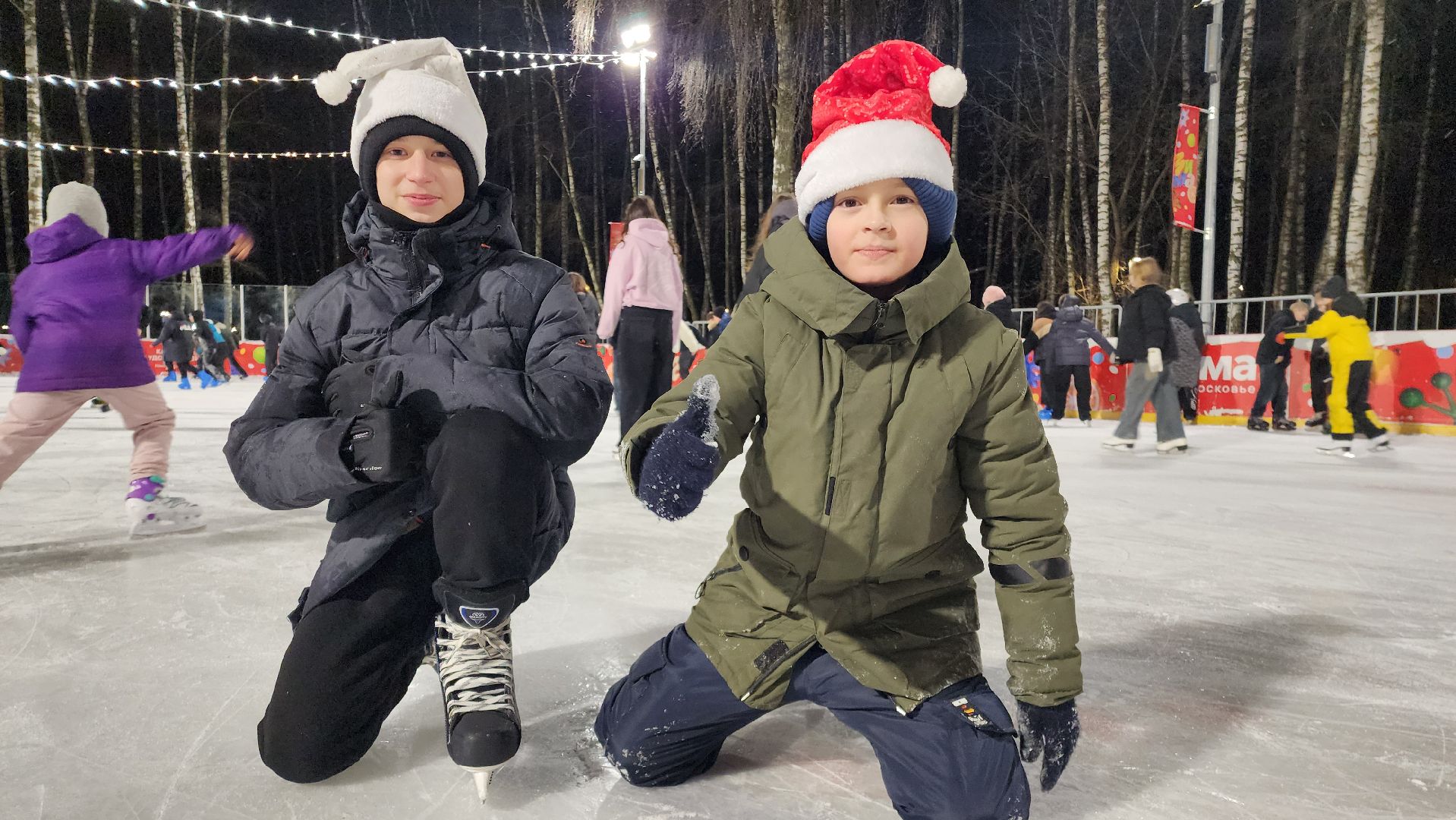 каток, зима в  подмосковье, домодедово, парк елочки, парк культуры, дед мороз,  почта деда мороза, резиденция деда мороза,