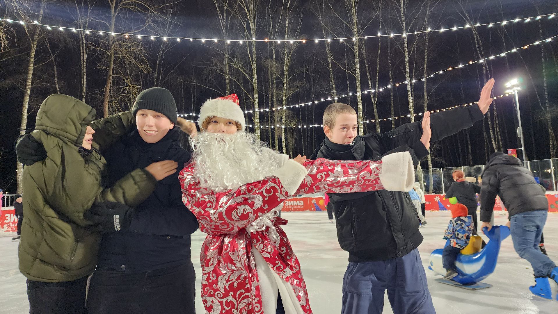 каток, зима в  подмосковье, домодедово, парк елочки, парк культуры, дед мороз,  почта деда мороза, резиденция деда мороза,