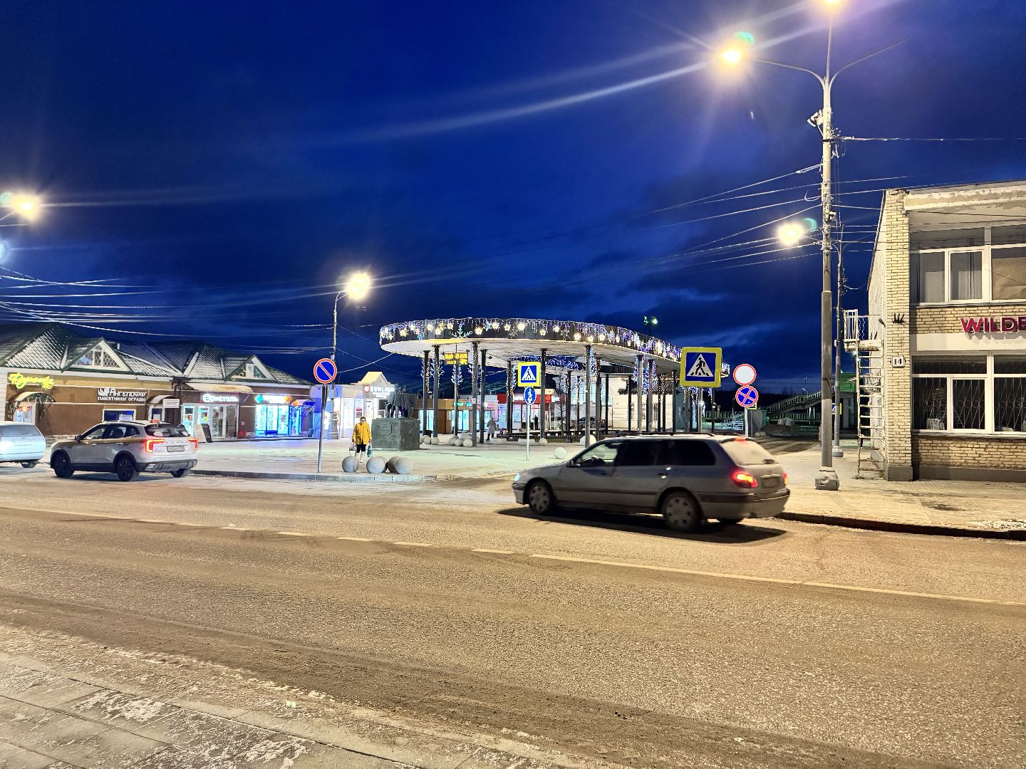 шаховская школа, новогодние украшения, зима в  подмосковье,