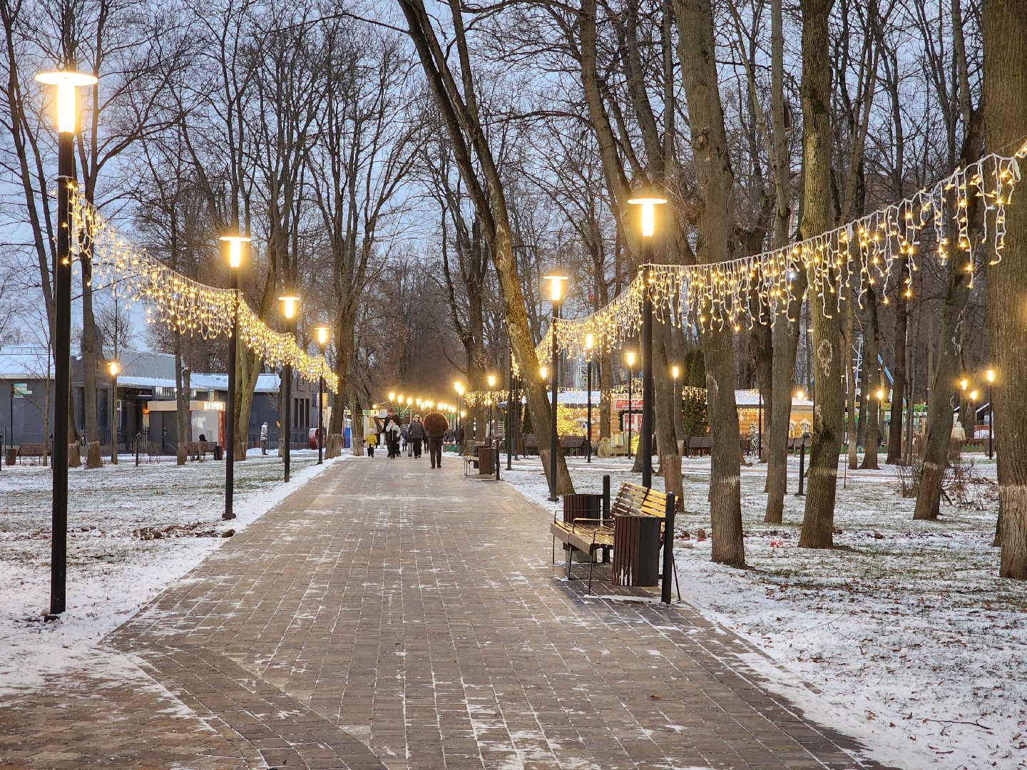 Подольск , каток, Парк Талалихина ,