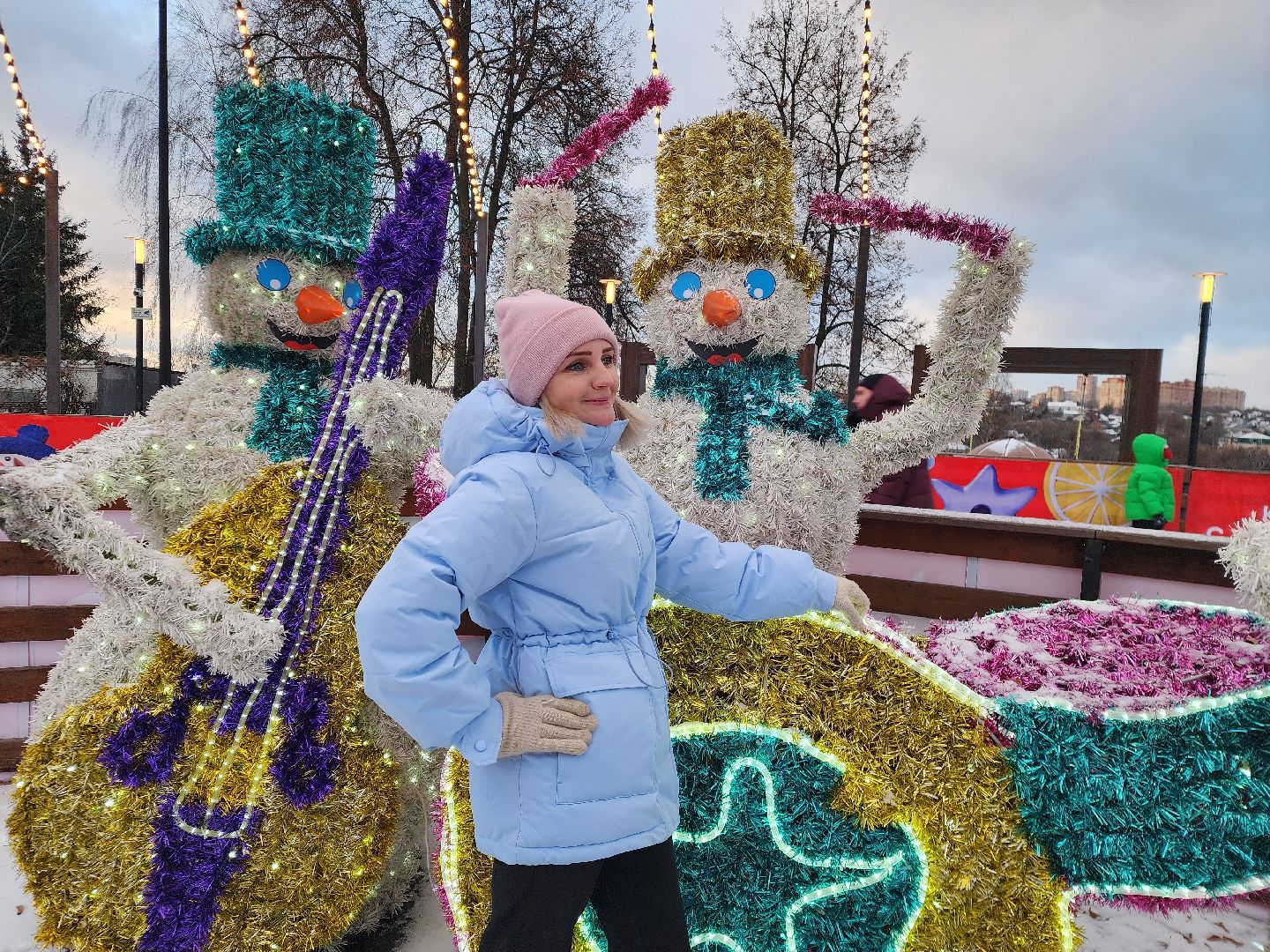 Подольск , каток, Парк Талалихина ,