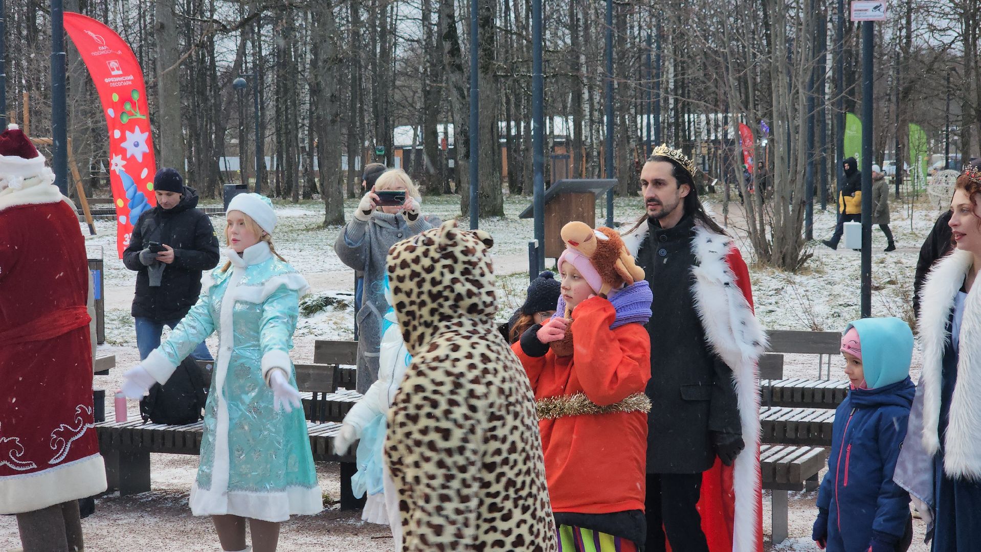 фрязино,  зима в подмосковье, парки сказки торжество,