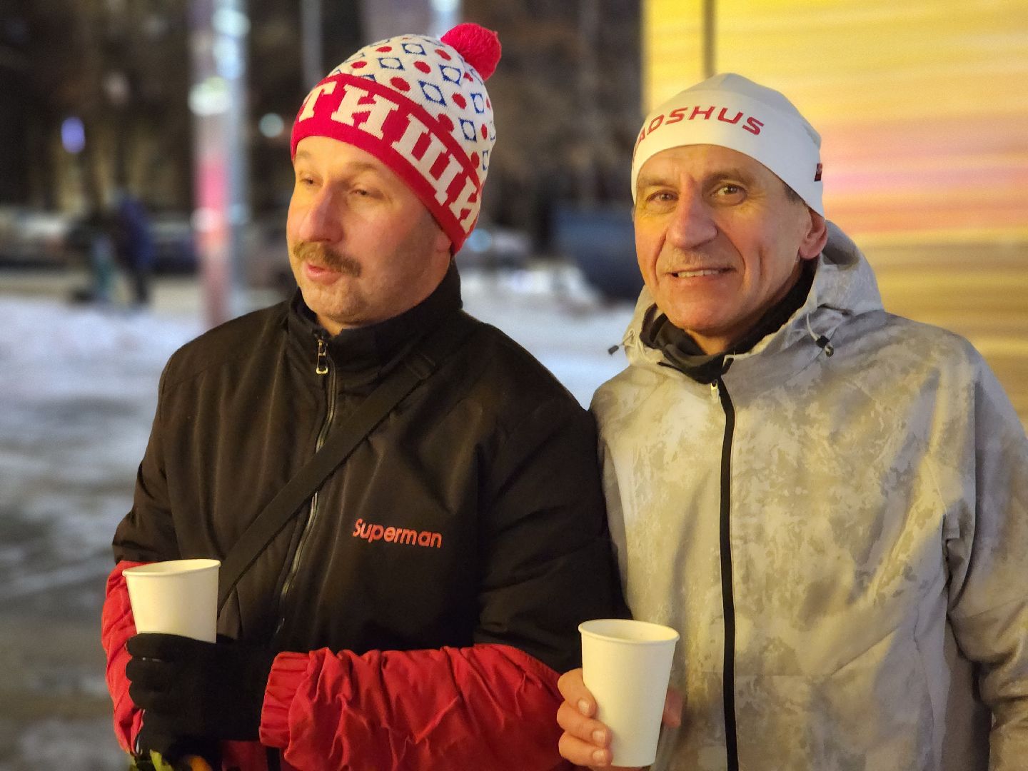 королёв, мандариновый забег в королеве, зима в подмосковье, спорт,