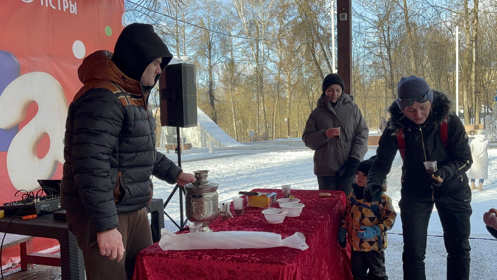 Истра, Парк, Зима,