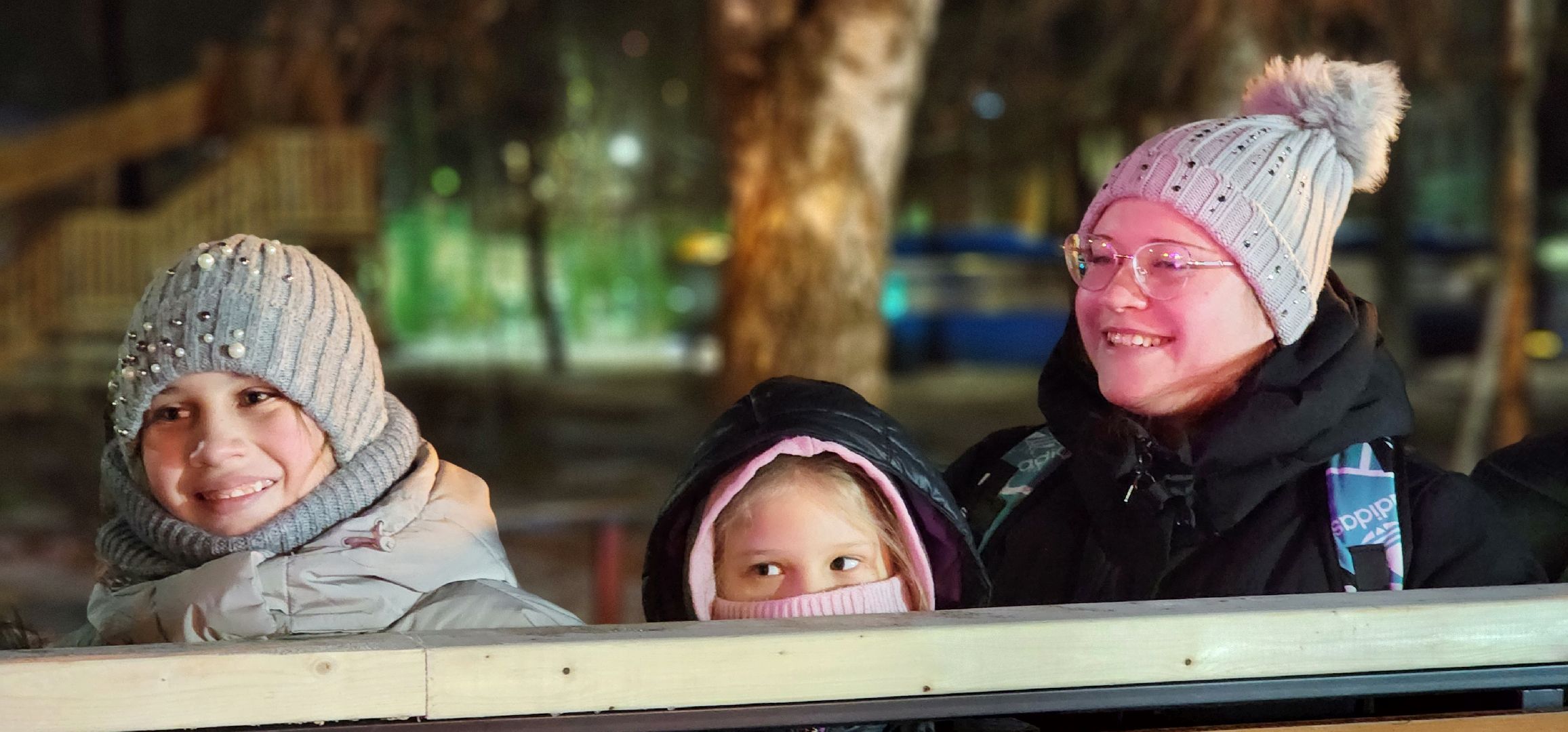 Химки, зима в подмосковье, Каток, Новый год,