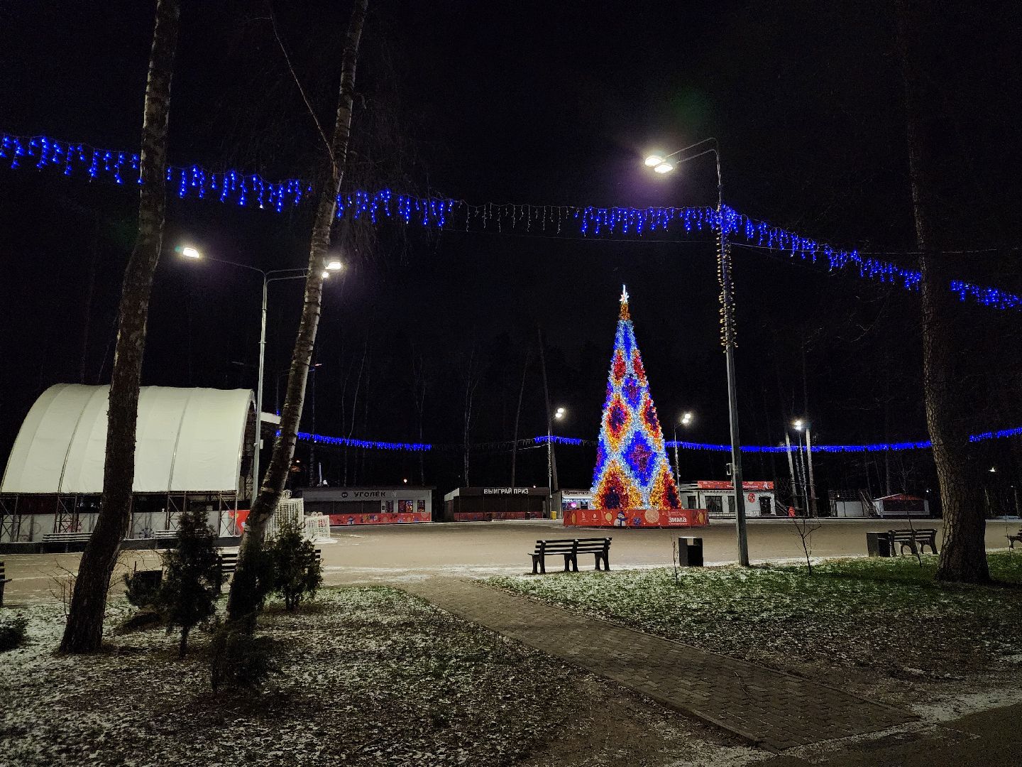 Ногинск, Парк, активный отдых, Прогулка, за закрытым занавесом, украшение,