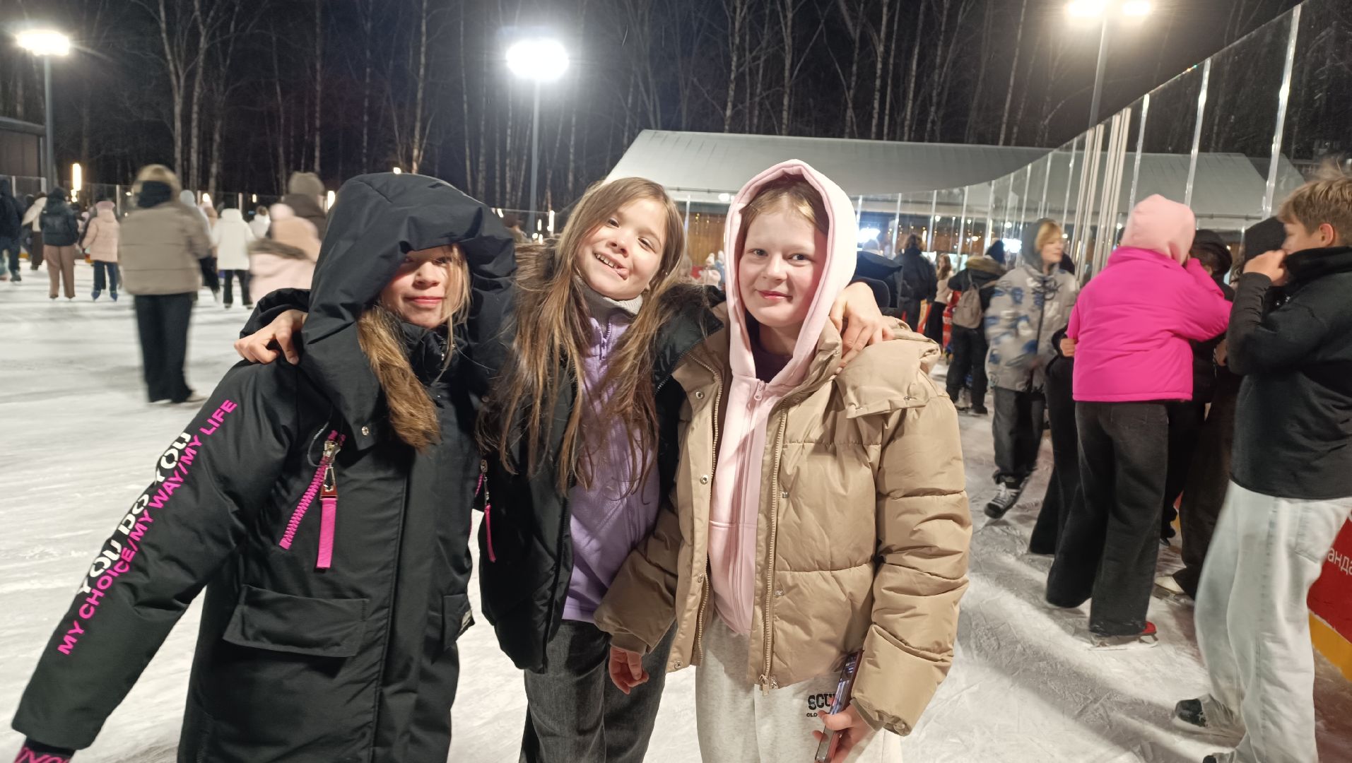 каток, лобня, парк,