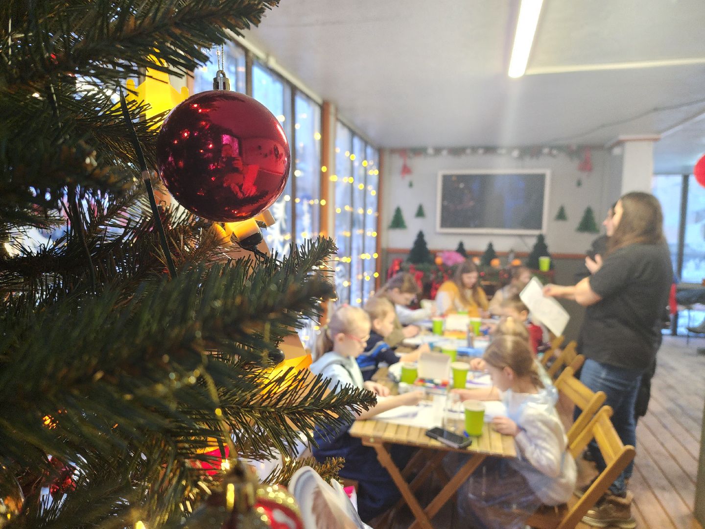 королёв, зима в подмосковье,  резиденция деда мороза, дед мороз в королеве,  парки подмосковья,