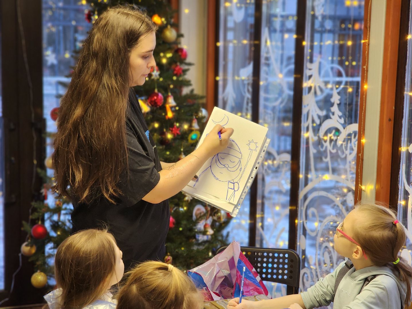 королёв, зима в подмосковье,  резиденция деда мороза, дед мороз в королеве,  парки подмосковья,