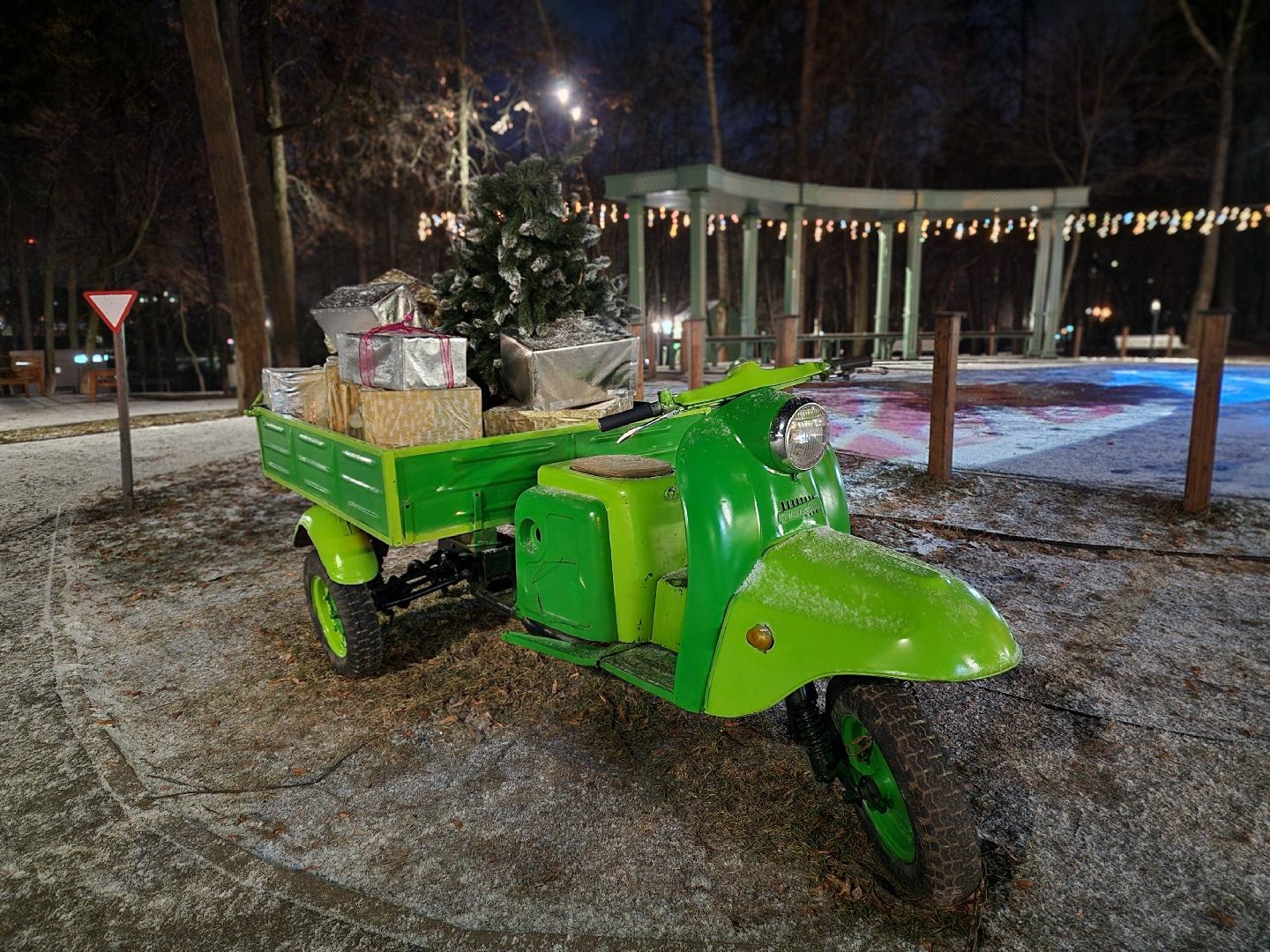 раменское, общество, раменский городской парк, новогодняя атмосфера, почта деда мороза в раменском парке,