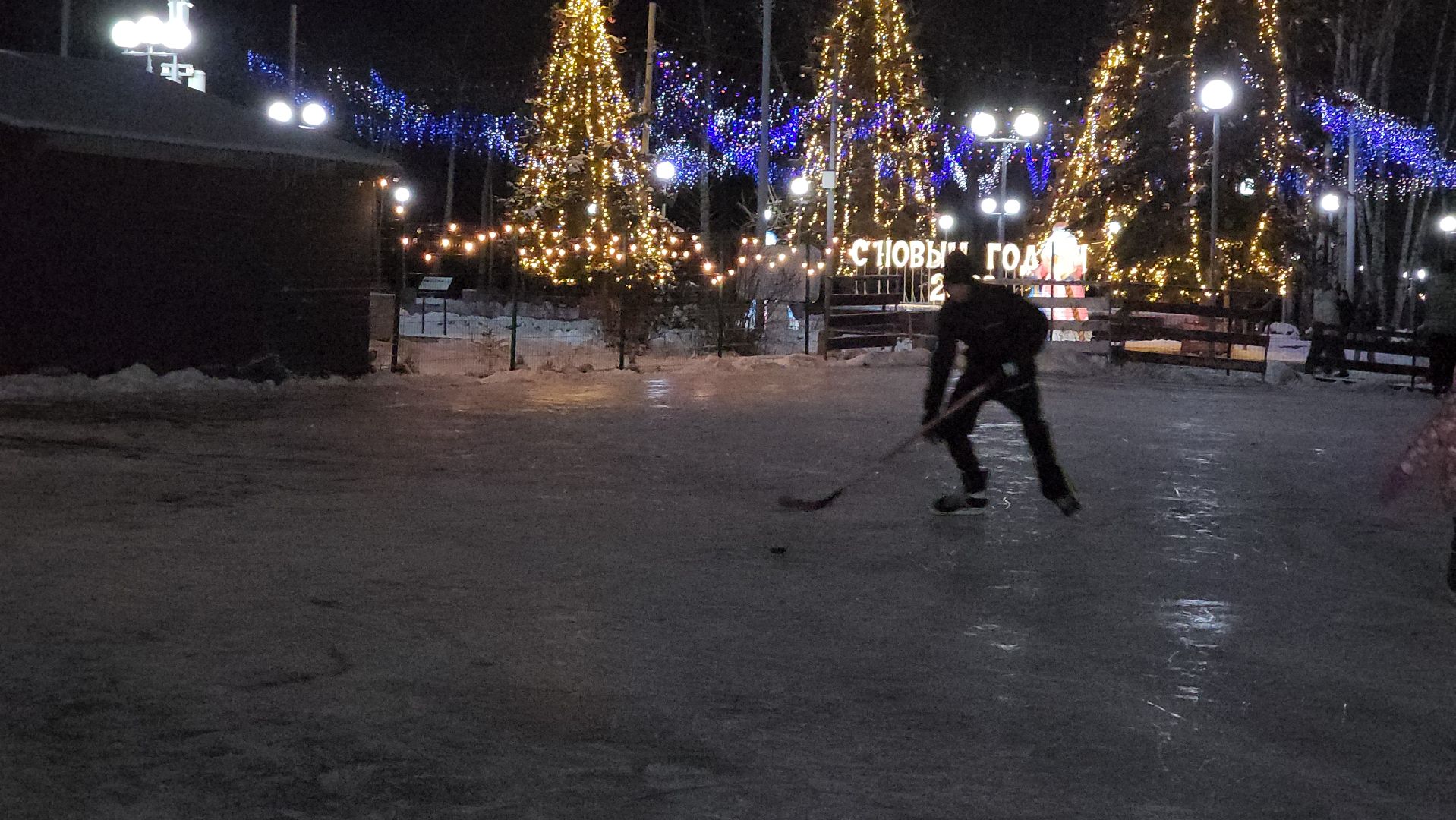 кашира, городской парк, каток , прокат коньков,  зима в подмосковье, коньки, отдых,