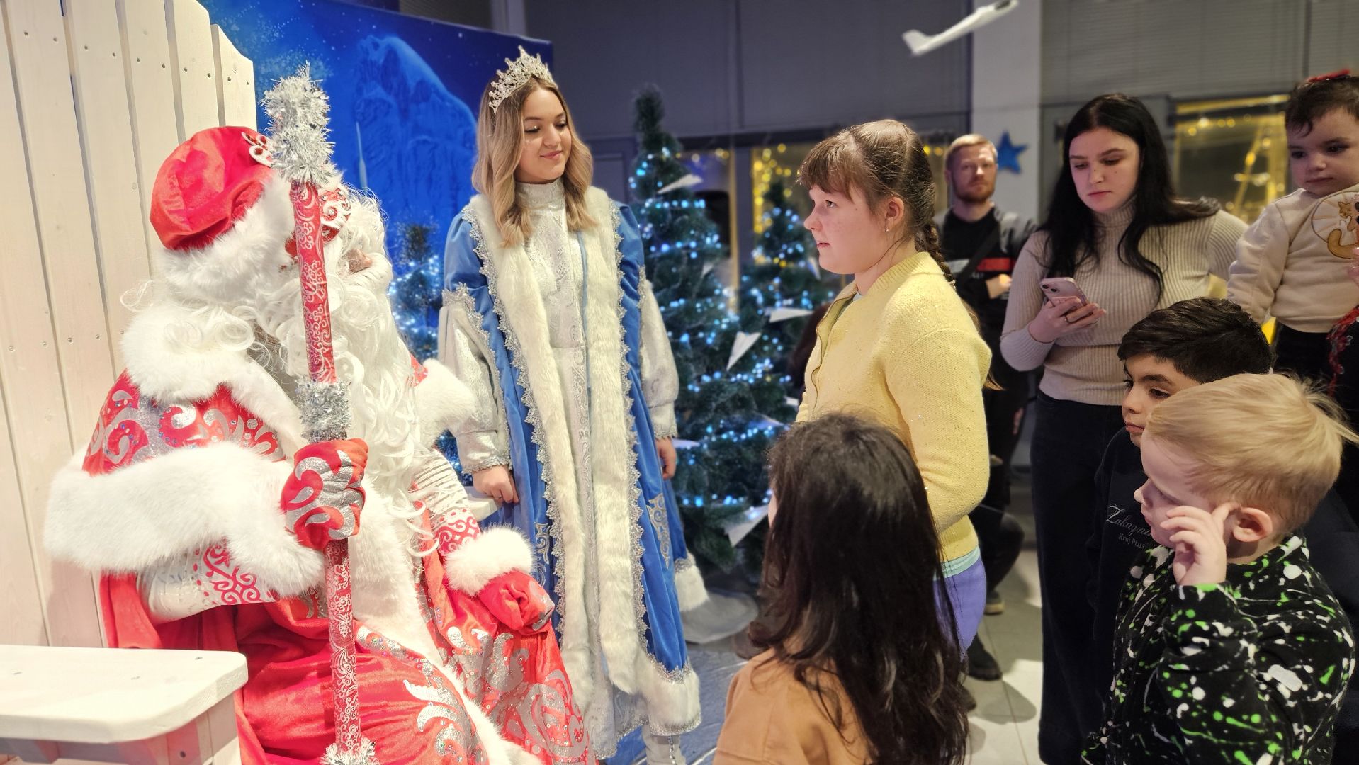 дед мороз, жуковский, зима в  подмосковье,