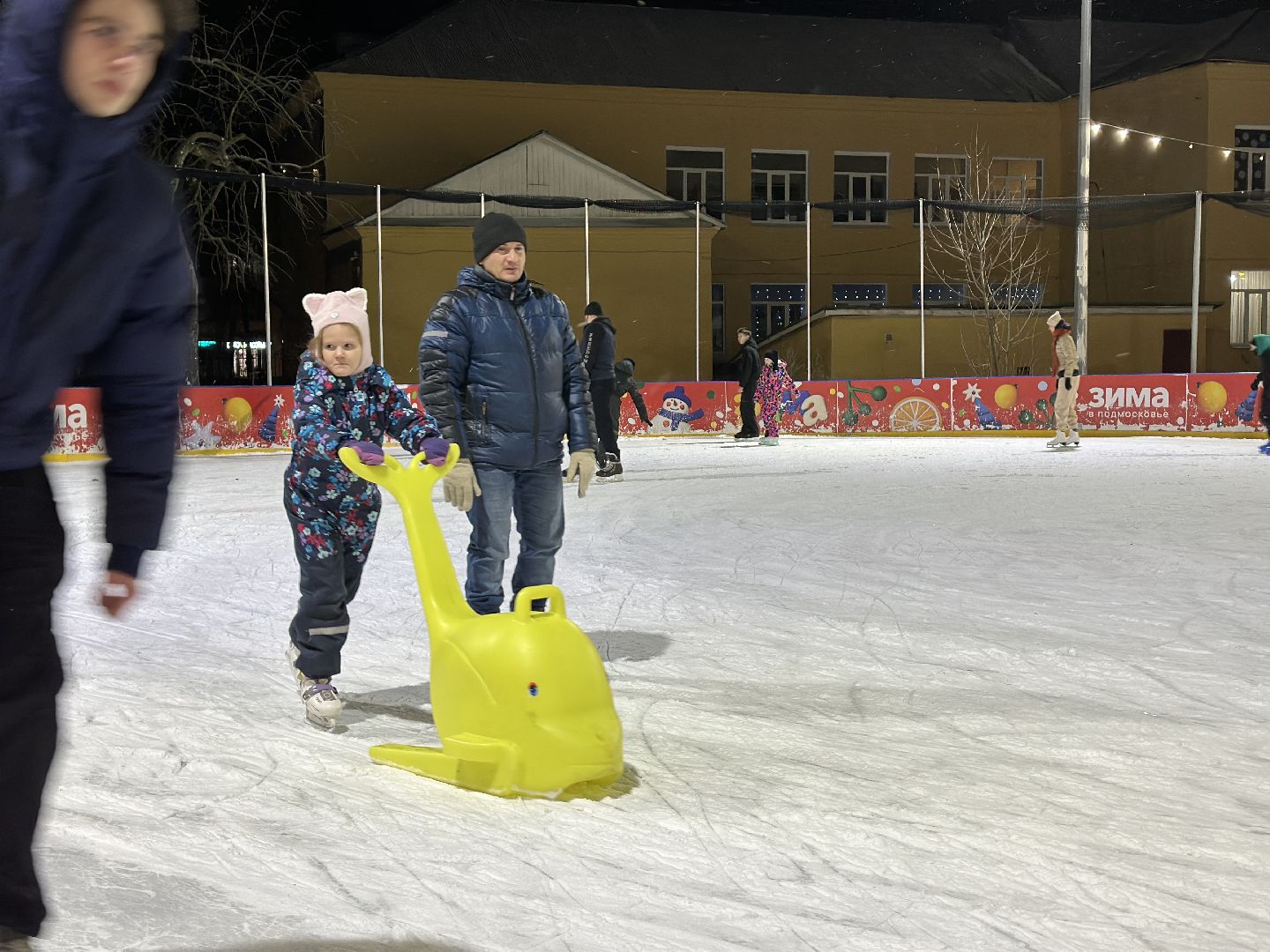 пушкинский городской округ, пушкино, центральный парк культуры и отдыха, каток, Каток в Пушкино, Коньки,