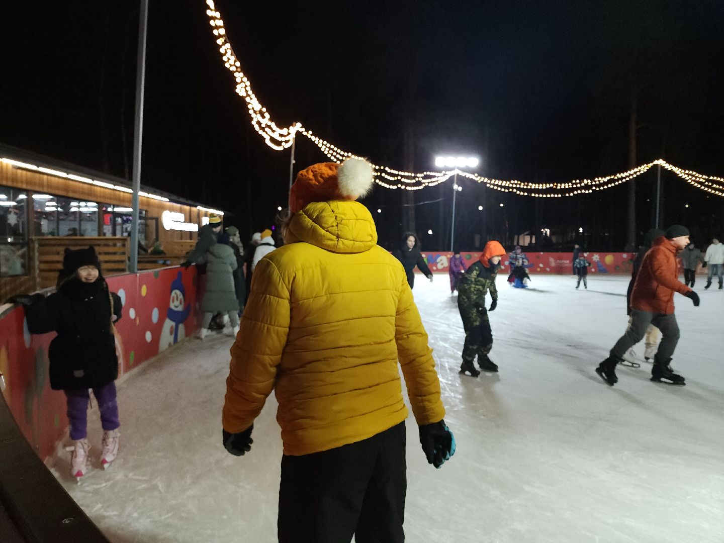 дубна, каток в парке, зима в подмомсковье, мастер класс,