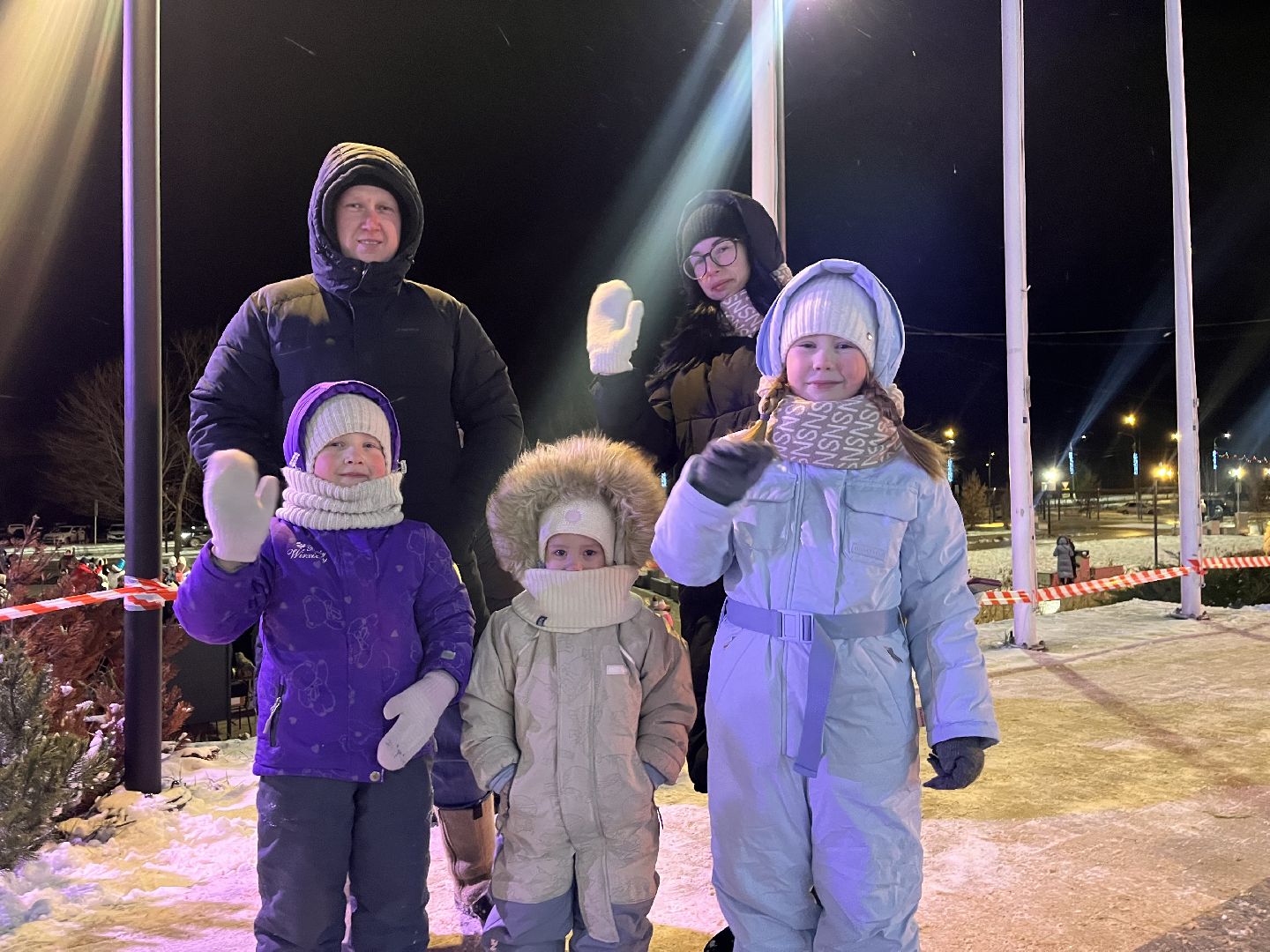 рошаль, главная елка, зажжение елки,