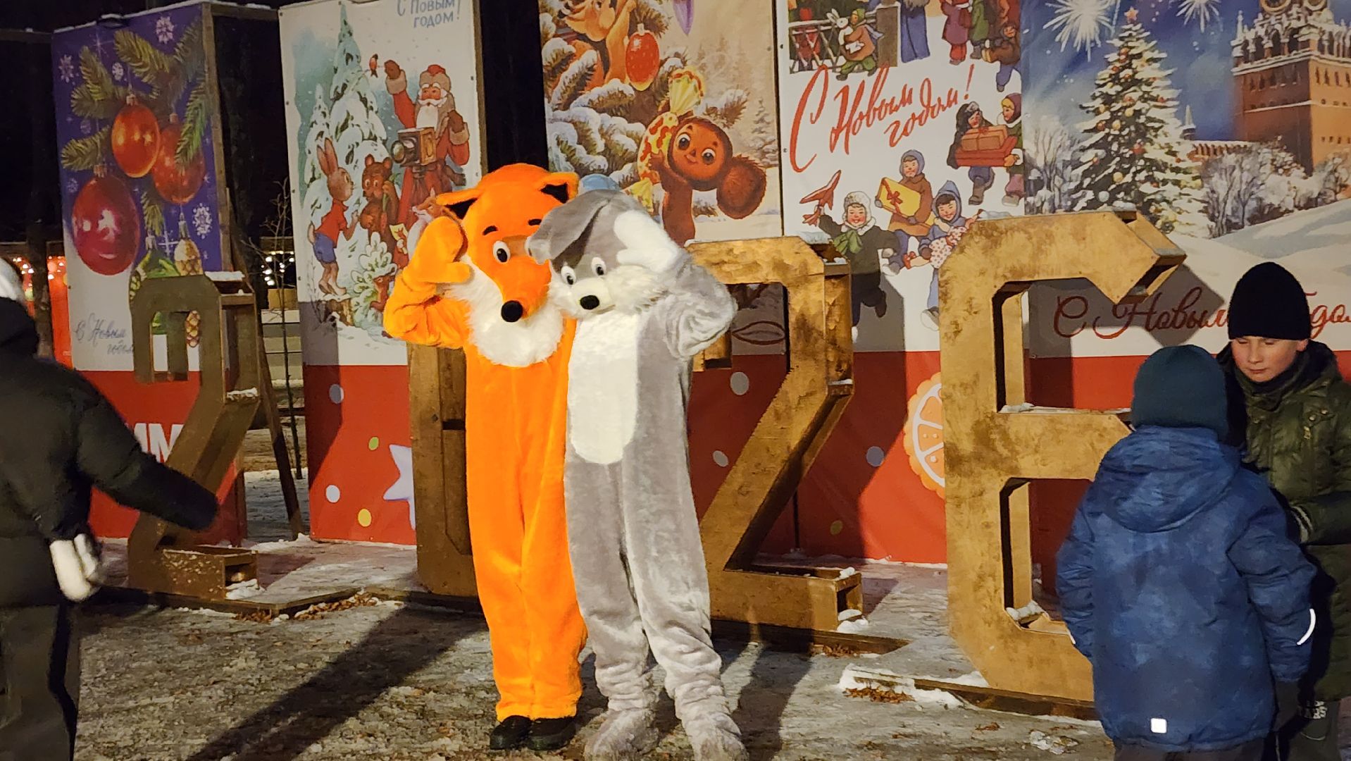 Зарайск, Зима в Подмосковье, Зарайский парк культуры и отдыха, Резиденция Деда Мороза в Зарайске,